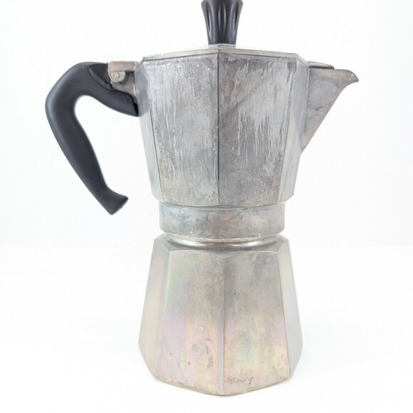 Bialetti Moka Express Single Cup Stovetop Aluminum Coffee Maker Made in Italy - Picture 5 of 13